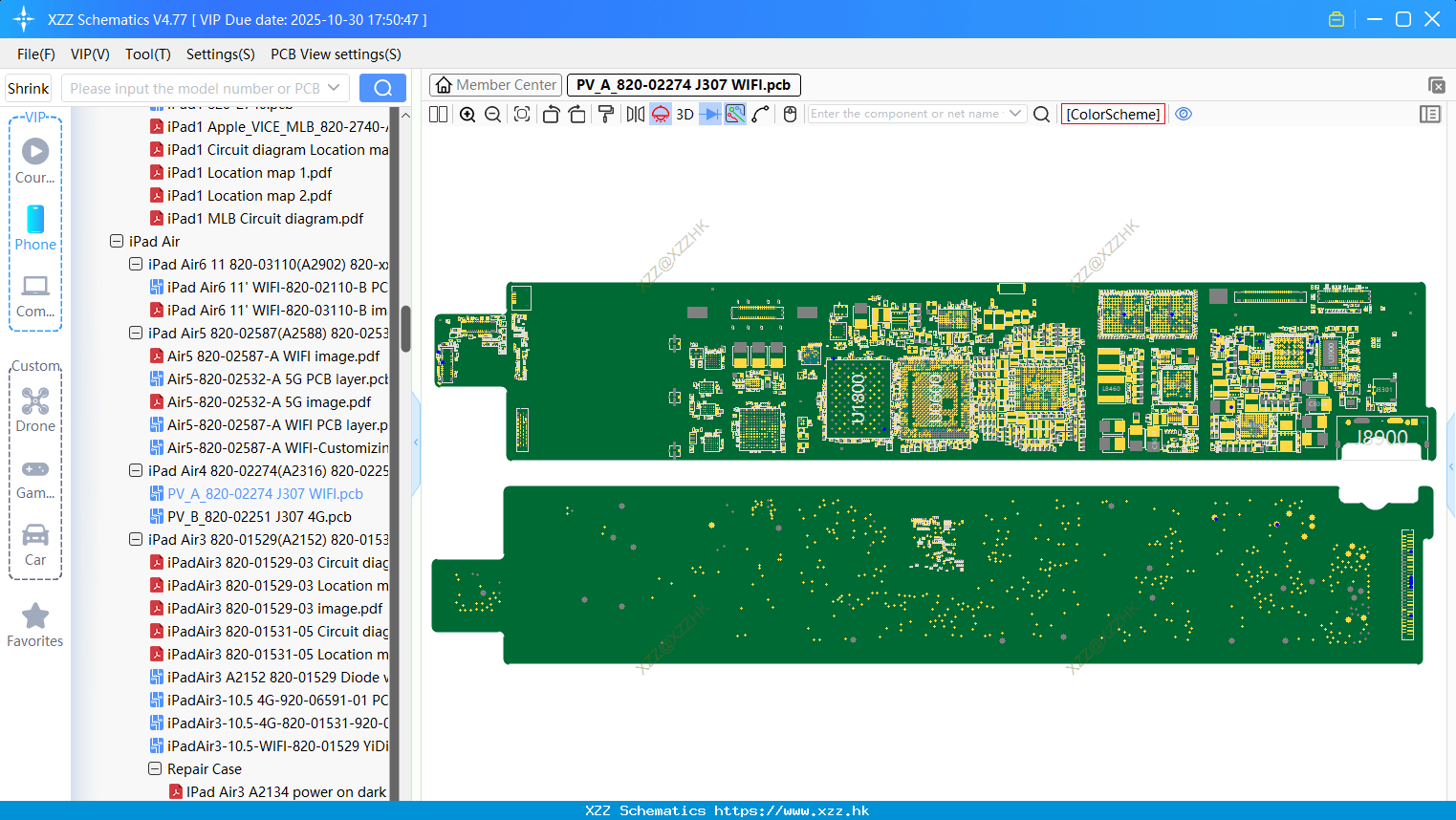 IPad PV_A_820-02274 J307 WIFI